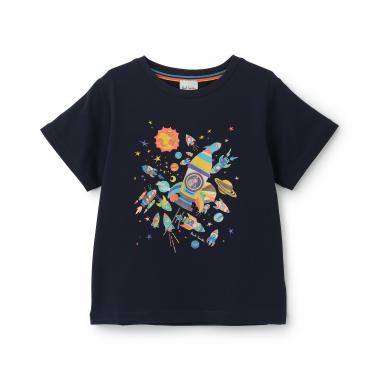 ロケットゼブラ半袖Tシャツ