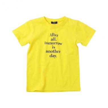 天竺・シンプルロゴプリント半袖Tシャツ
