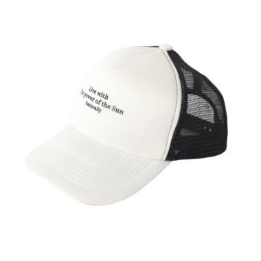 【大人向けサイズあり】メッセージプリントメッシュCAP