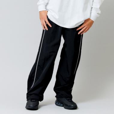 【大人向けサイズあり】【GLSW.】【セットアップ対応】ナイロン・ ジップラインパンツ