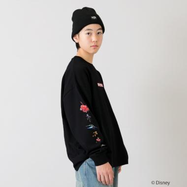 【大人向けサイズあり】【DISNEY】BAYMAX / 袖プリント長袖Tシャツ
