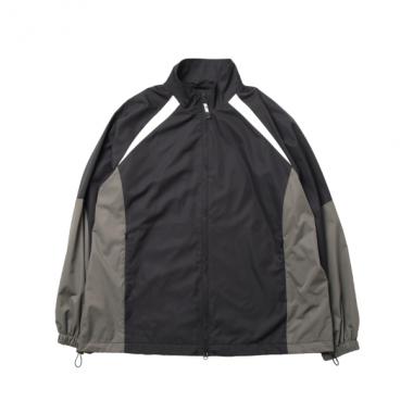 【大人向けサイズあり】【GLSW.】【セットアップ対応】パネル切替ジップアップジャケット