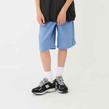 【大人向けサイズあり】パナマ風タックハーフパンツ