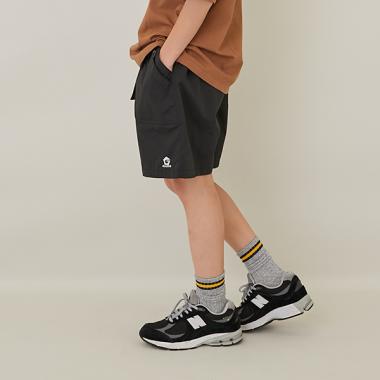 【大人向けサイズあり】【撥水】ナイロンワッシャークライミングハーフパンツ