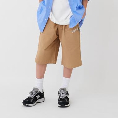 【大人向けサイズあり】【FORGETNEVER】ジップポケットチノハーフパンツ_GLSW