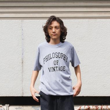【大人向けサイズあり】【プチプラ】フロントカレッジロゴ半袖Tシャツ
