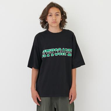 【大人向けサイズあり】【GLSW.】【接触冷感】ハイクールコットン・オリジナルフロントプリント半袖Tシャツ