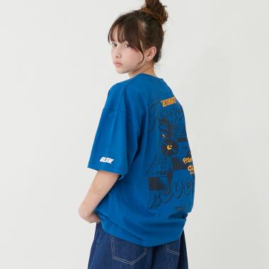 【大人向けサイズあり】【FORGETNEVER】バックターンテーブル半袖ポケットTシャツ_GLSW