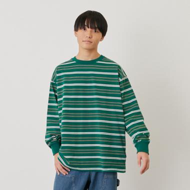 ボーダー長袖Tシャツ