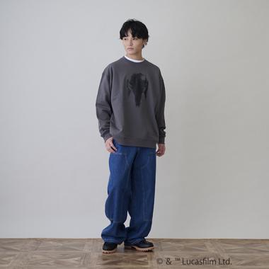 【GLSW.】 STAR WARS  マンダロリアン／裏毛アソートプリントトレーナー