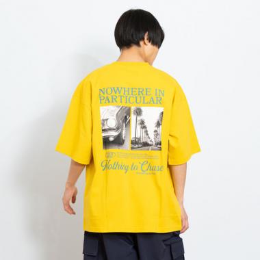 【プチプラ】バックロゴプリントTシャツ