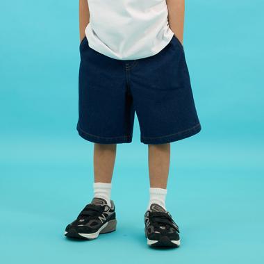 【SKIT0LY】冷感デニム・イージーハーフパンツ