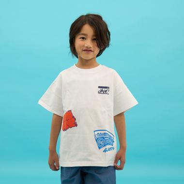 【SKIT0LY】【ヘビーウェイト天竺】ランダムプリントTシャツ