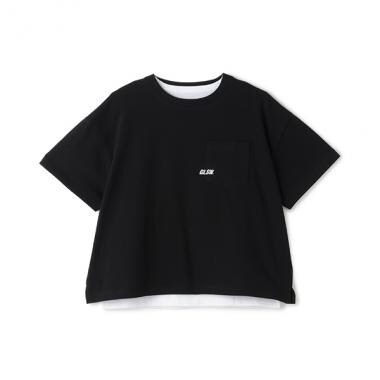 【SKIT0LY】【接触冷感】ハイクールコットン・タンクトップつき5部袖Tシャツ