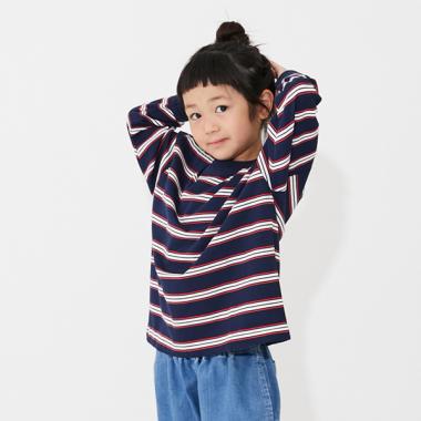 【SKIT0LY】ボーダー長袖Tシャツ