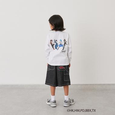 【SKIT0LY】【BEYBLADE X】プリント長袖Tシャツ