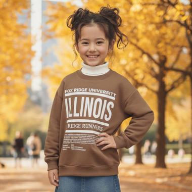 【SKIT0LY】【プチプラ】【乾きやすい】アソートフロントプリントトレーナー