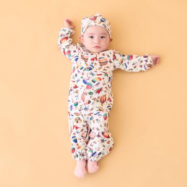 気球柄2WAYオール