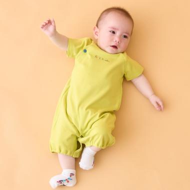 ロゴ半袖2WAYオール