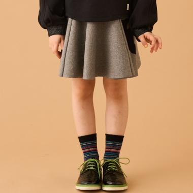 フローラルジャカードニットスカート