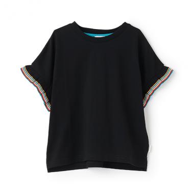 シグネチャーフリルリブ半袖Tシャツ