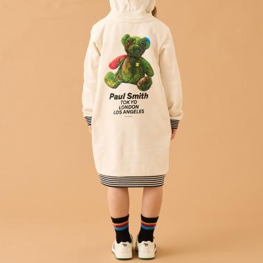 アースベア裏毛フードワンピース