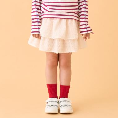 シャギーティアードスカート