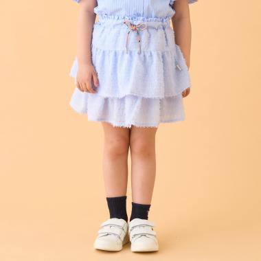 シャギーティアードスカート