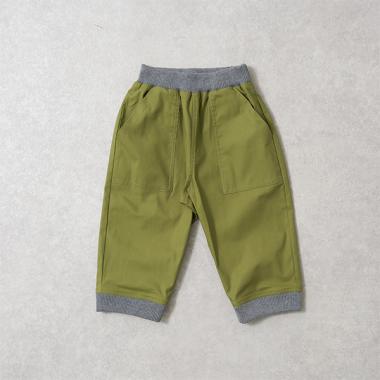 リブクロップドパンツ
