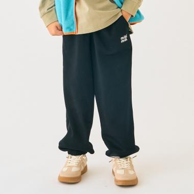 ワンポイント裏毛パンツ