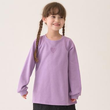 裏毛Aラインワンポイントプルオーバー