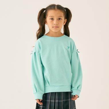 裏毛バックプリントプルオーバー