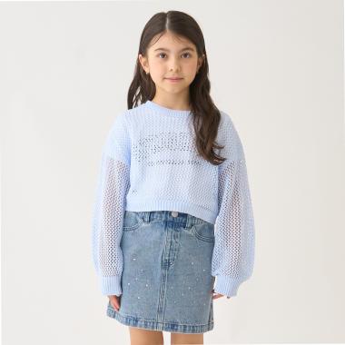 【インナーツキ】【アラエル】メッシュニット