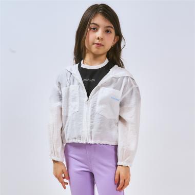 【UVカット】【冷房対策】シアーパーカー