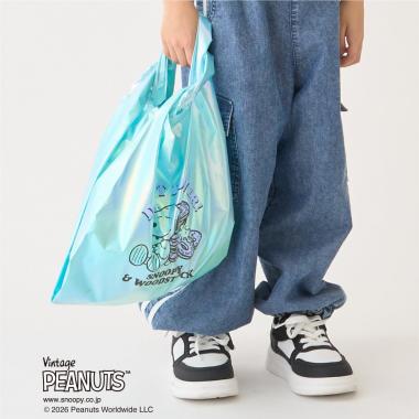 【SNOOPY】メタリックトートバッグ