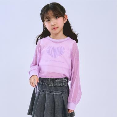 【安心インナーつき】メッシュ長袖Tシャツ