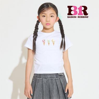 【サーティワン アイスクリーム】【接触冷感】フロント刺繍Tシャツ