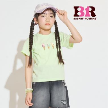 【サーティワン アイスクリーム】【接触冷感】フロント刺繍Tシャツ