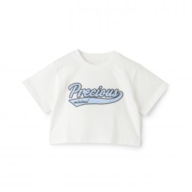 【綿100%】ロゴアソートクロップド半袖Tシャツ