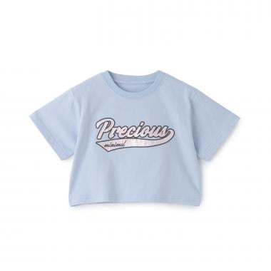 【綿100%】ロゴアソートクロップド半袖Tシャツ
