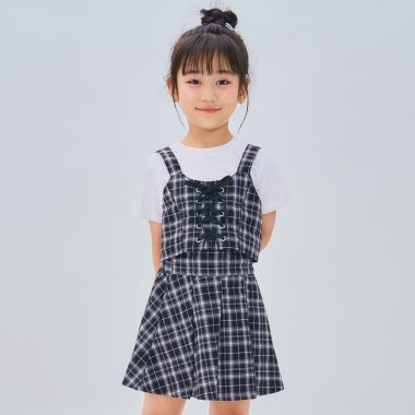 【即コーデ完成】【インナーつき】ビスチェスカートセットアアップ