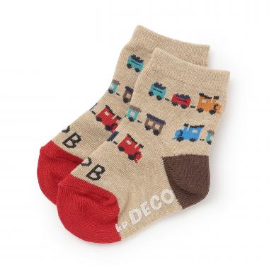 電車柄 ソックス