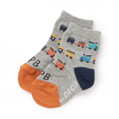 電車柄 ソックス