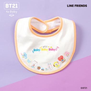 【BT21】プリント＆刺しゅうスタイ
