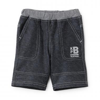 ドライメッシュ デニムプリント ハーフパンツ