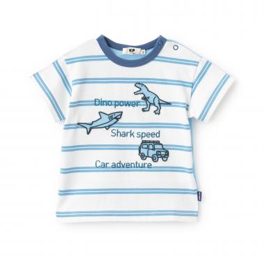 ワッペン ボーダーＴシャツ