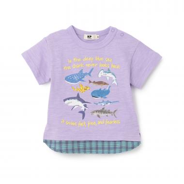 シャークモチーフ Tシャツ