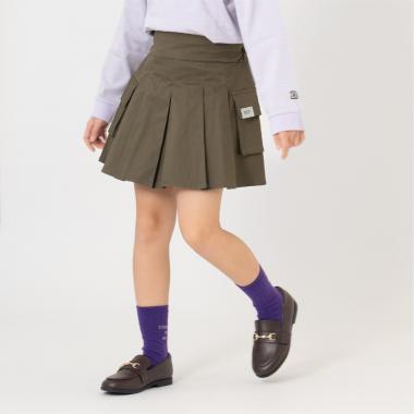 プリーツカーゴキュロット