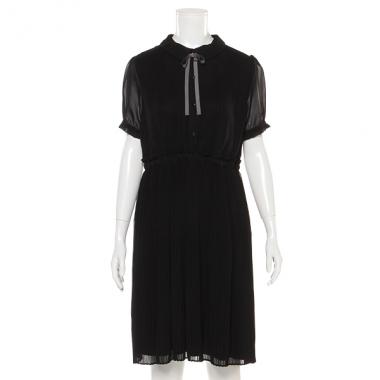 ＊衿つきプリーツワンピース