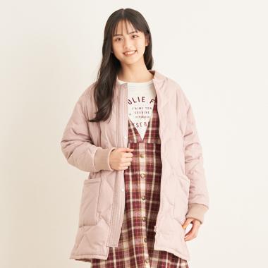 【人気商品再入荷】【直営店で取り扱い無し】【撥水】【家庭洗濯可】リブキルティングコート